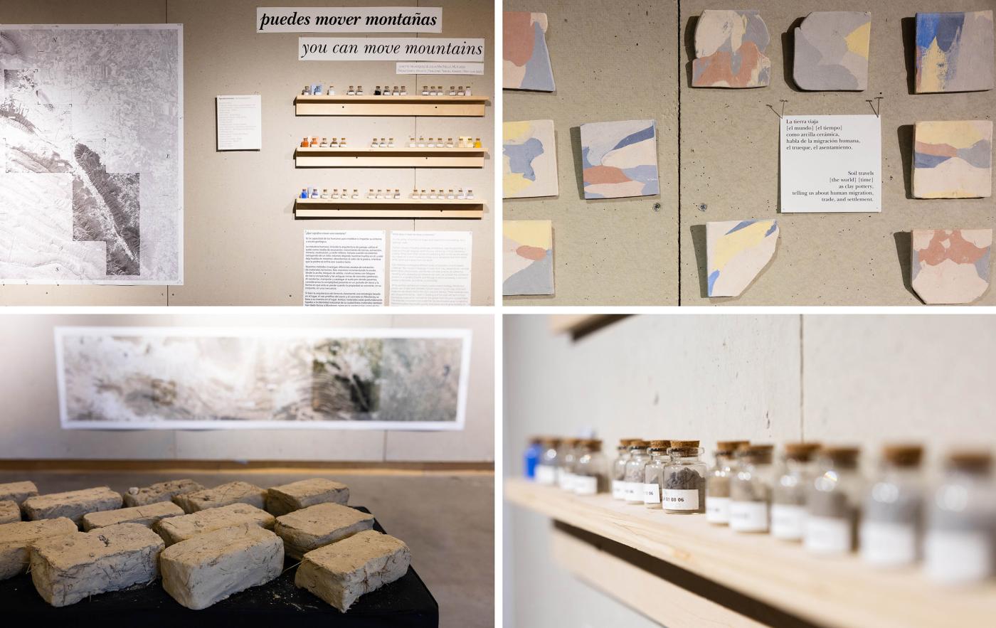 views of student travel fellows' exhibition about scales of material extraction
