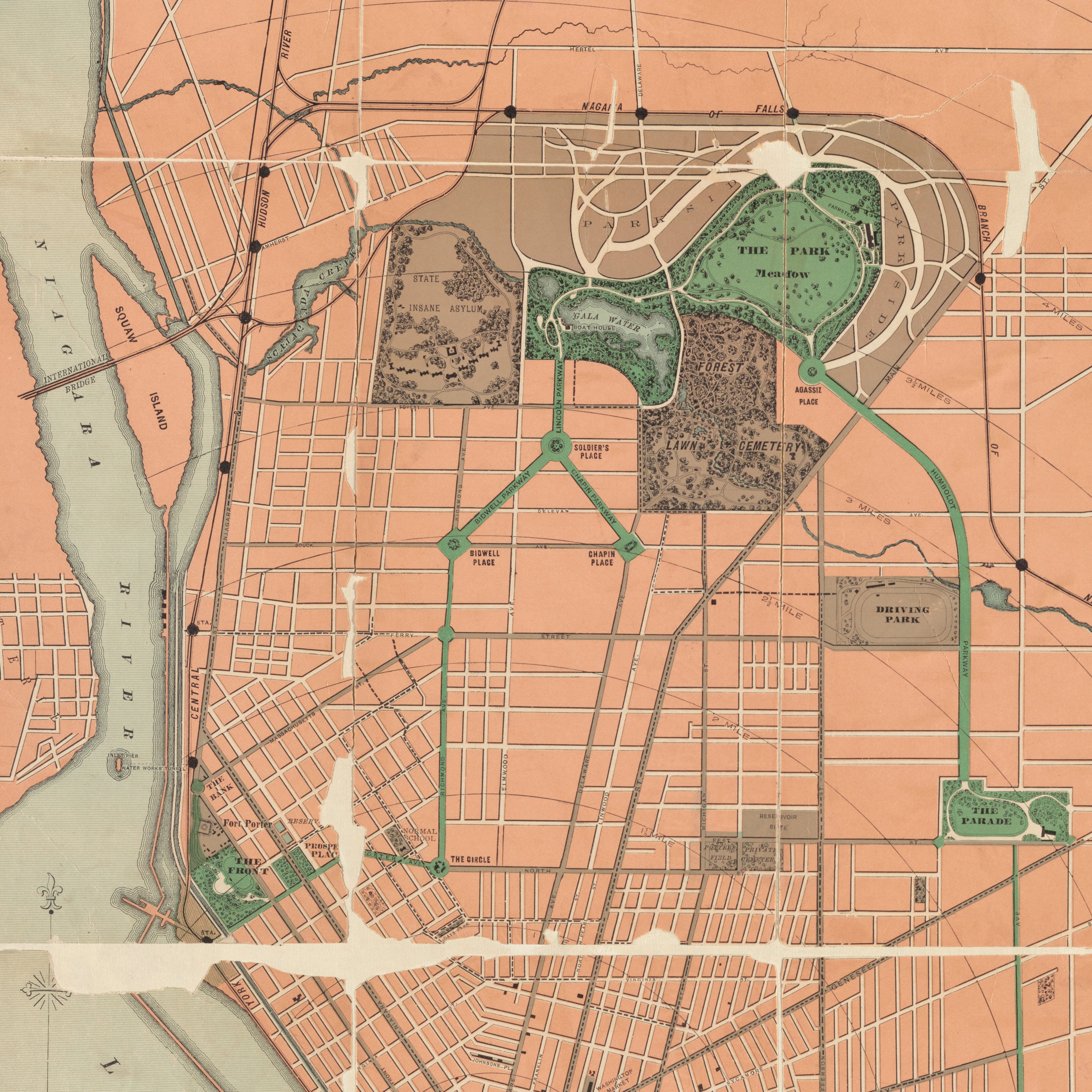 Olmsted Buffalo Map