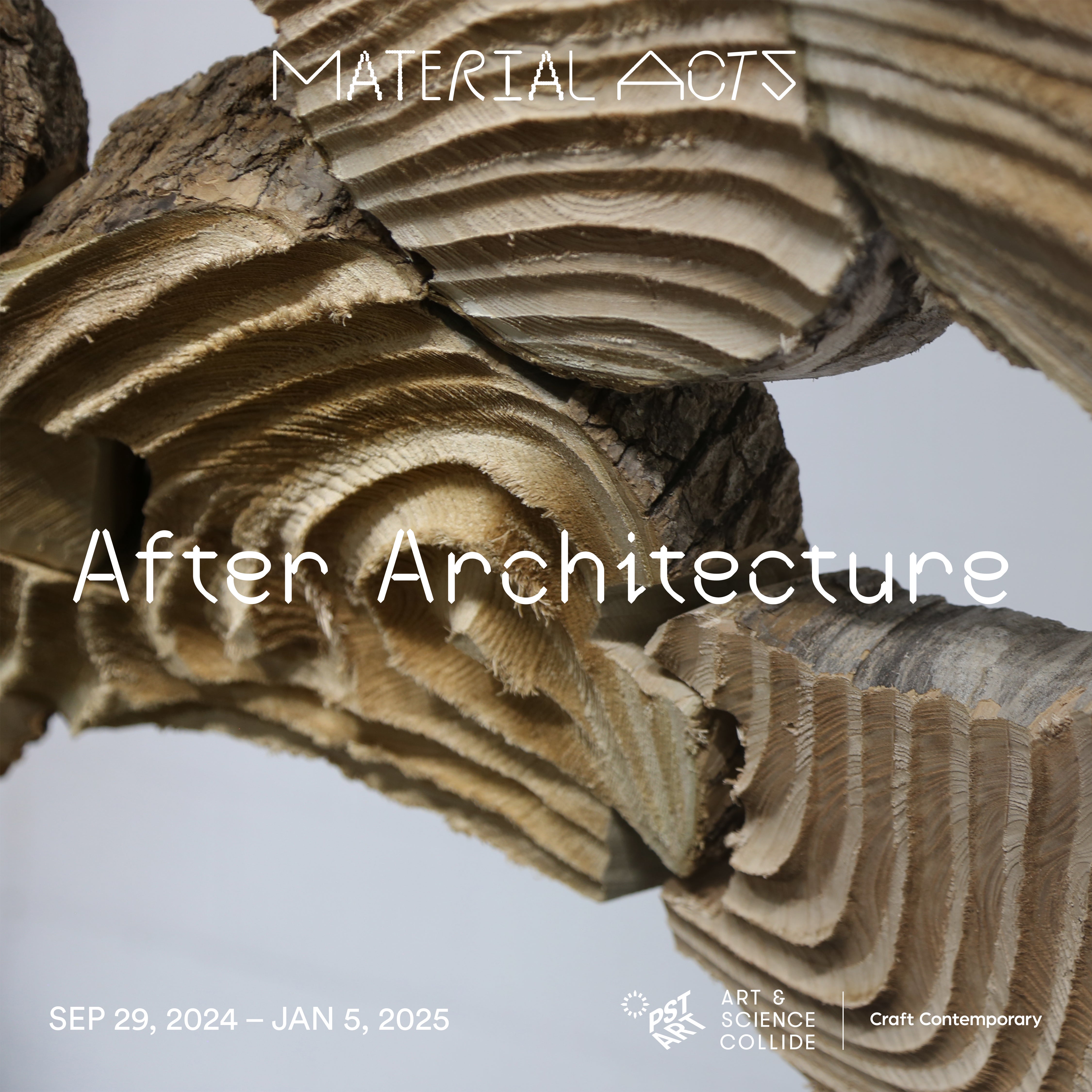 After Architecture Material Acts Exhibition Thumbnail - detail of wood joint