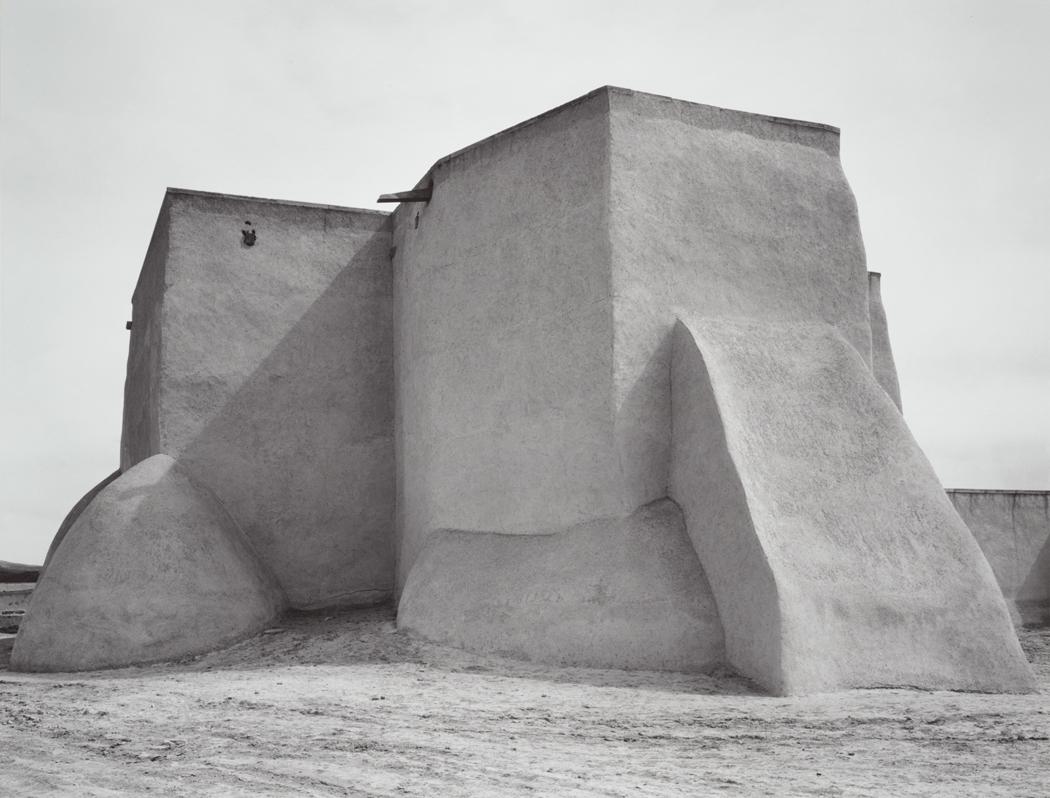 Ansel Adams_Church at Ranchos de Taos, New Mexico, 1929-1930