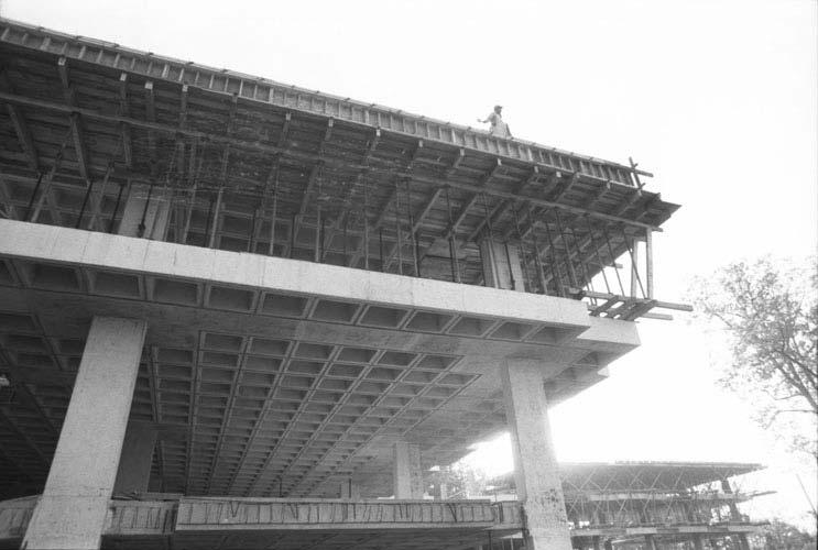 Campbell Hall construction 1970