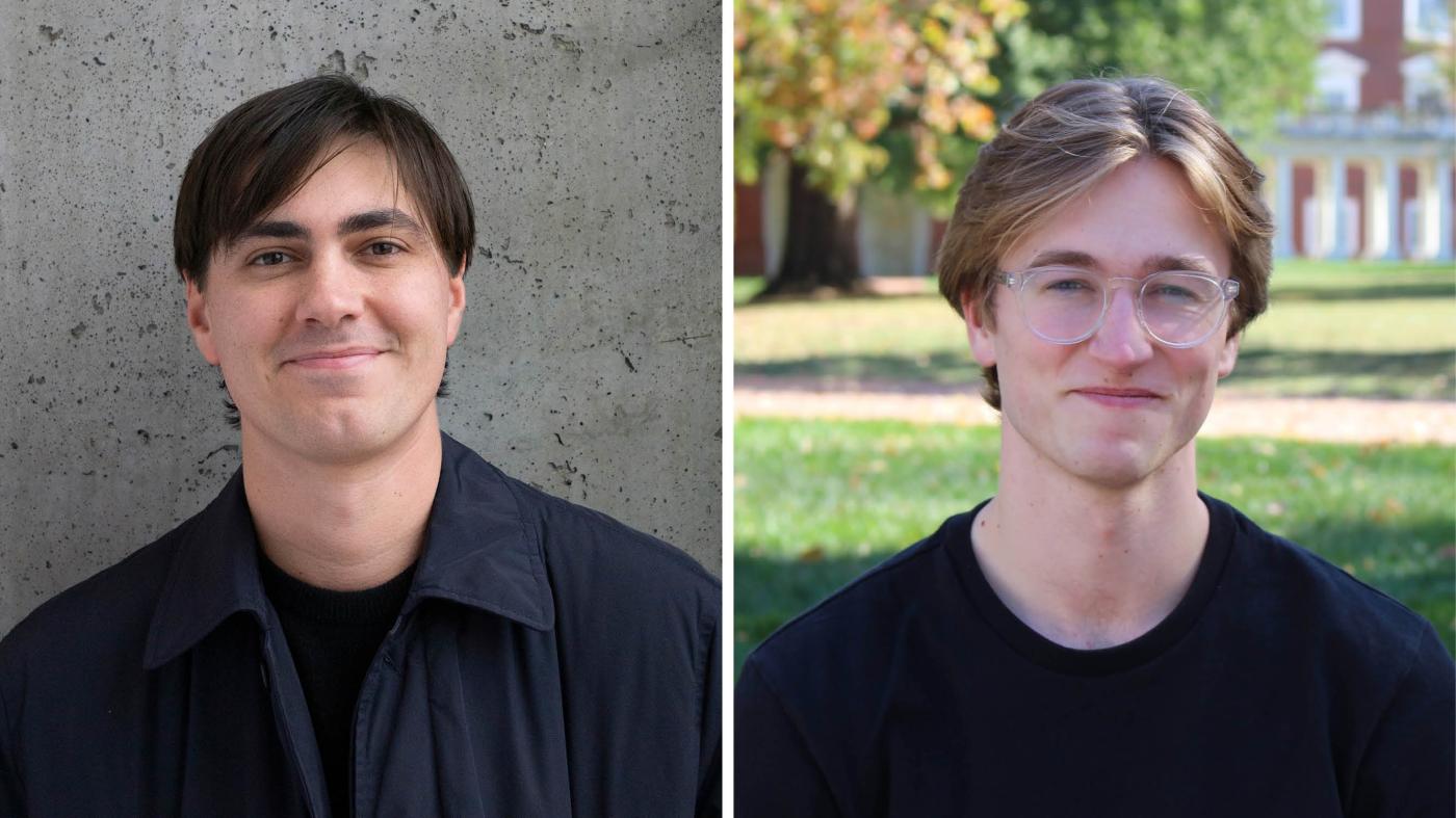 Headshots of architecture student winners of 2024 Virginia Prize