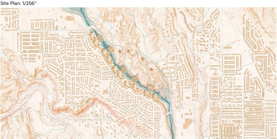 Nate Dansie Study Architecture Showcase - 1 - site map