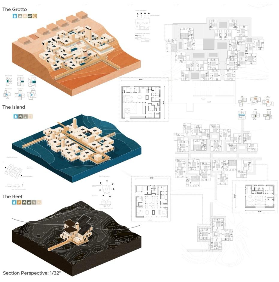 Nate Dansie Study Architecture Showcase - 2 - axonometric