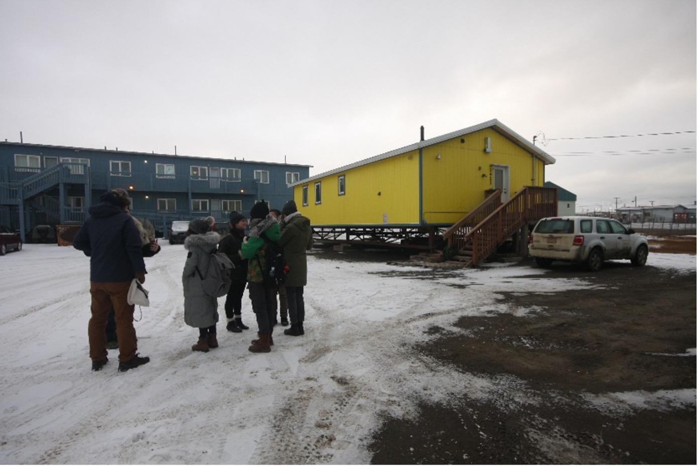 View of Housing Prototype in Utqiagvik. Image: M. Jull / ADG Studio, 2017